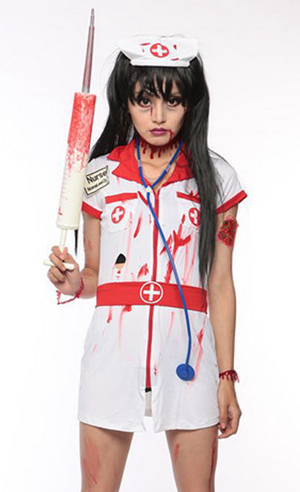 F1448 Nurse Norma Lee Crazy Costume